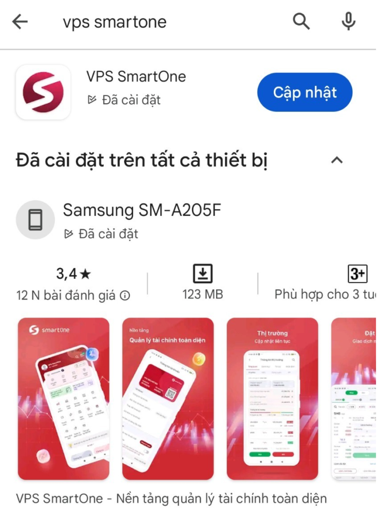 ứng dụng vps smartone